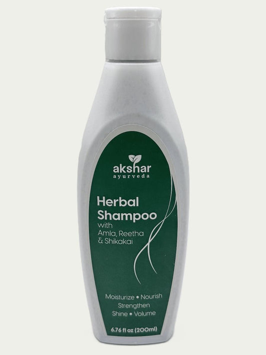 Akshar Ayurveda - Herbal Shampoo with Amla, Reetha & Shikakai