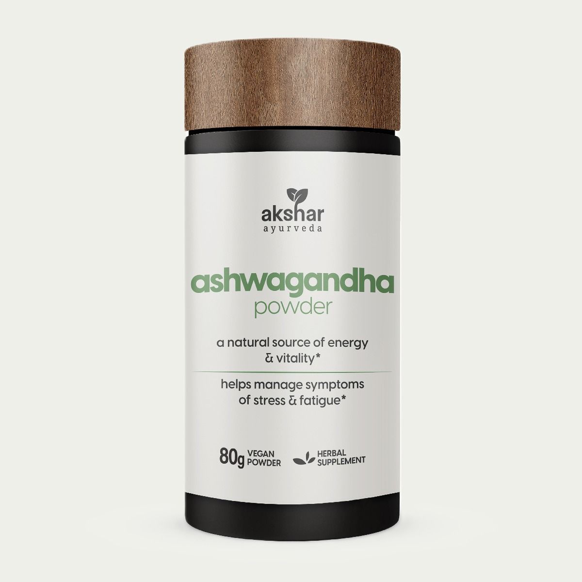 AKSHAR Ayurveda - Ashwagandha Powder (80g) A natural source of energy & vitality