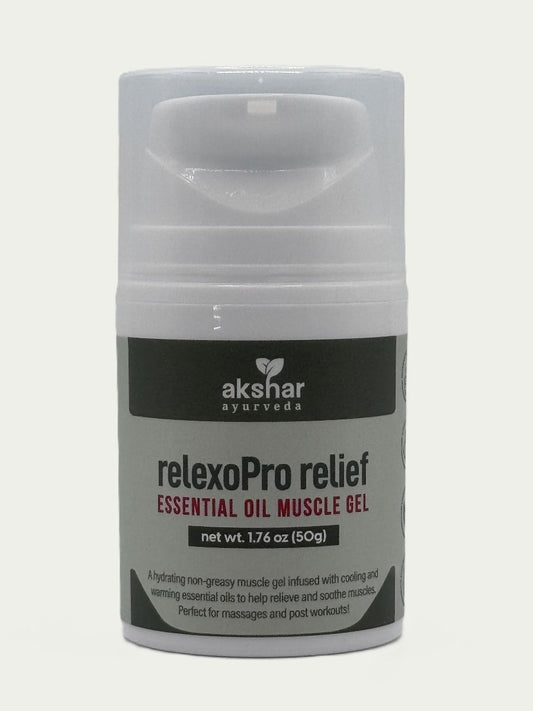 Akshar Ayurveda - RelexoPro Pain Relief Gel (50g) - Herbal Pain Relief Gel.