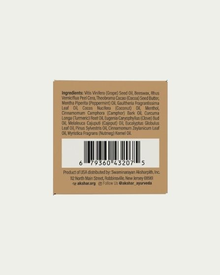 Akshar Ayurveda - Relexomax Relief Muscle Balm - Herbal Pain Relief Balm