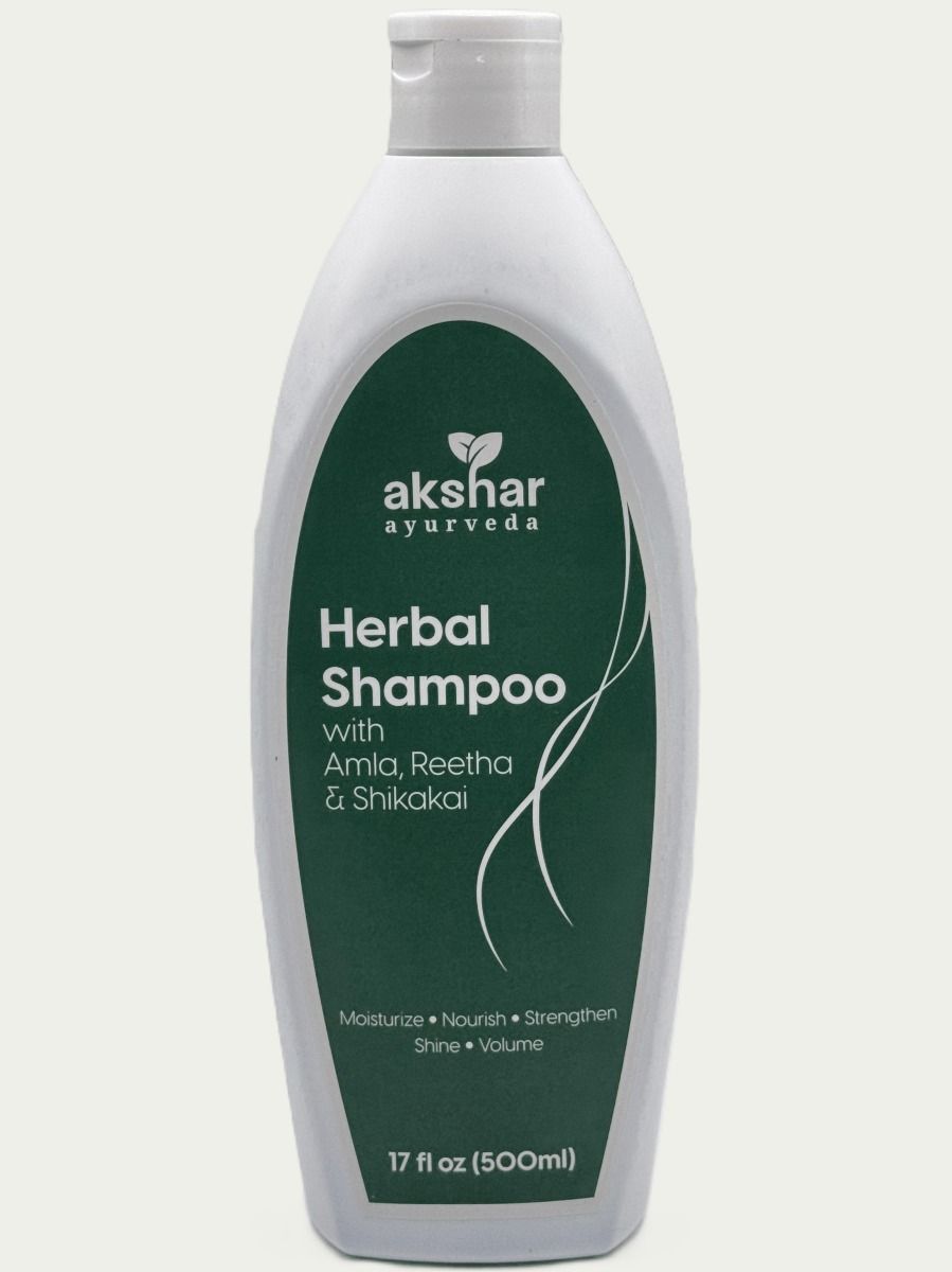 Akshar Ayurveda - Herbal Shampoo with Amla, Reetha & Shikakai